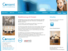 Tablet Screenshot of consent-research.com